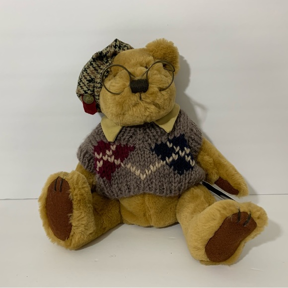 Vintage Handcrafted 1996 Brass Button “Sherwood” Bear Fully Jointed - Picture 2 of 9